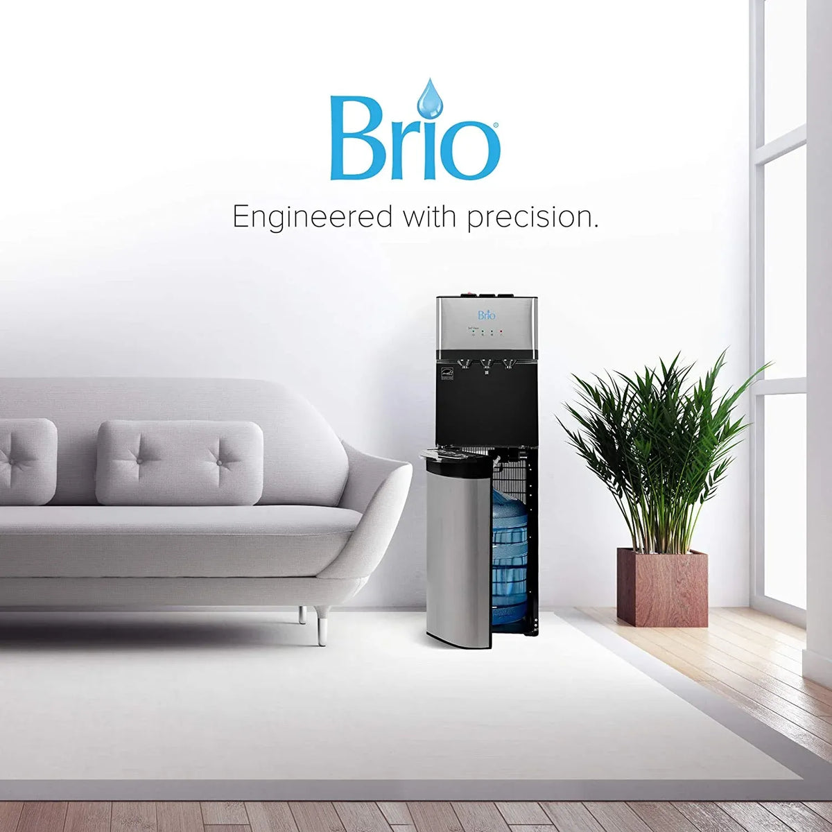 Self Cleaning Bottom Loading Water Cooler Water Dispenser- 3 Temperature Settings