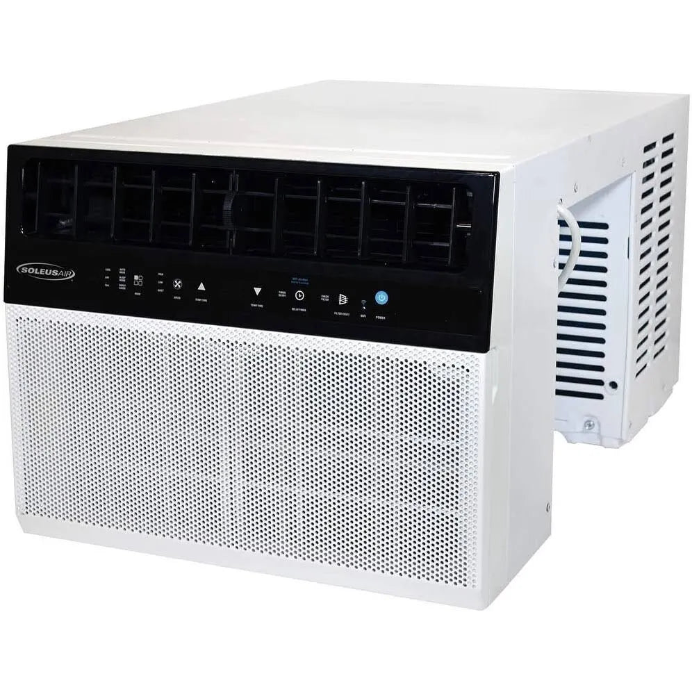8,000 BTU Hybrid (saddle) Window Air Conditioner with WiFi - 8,000 BTU (White)