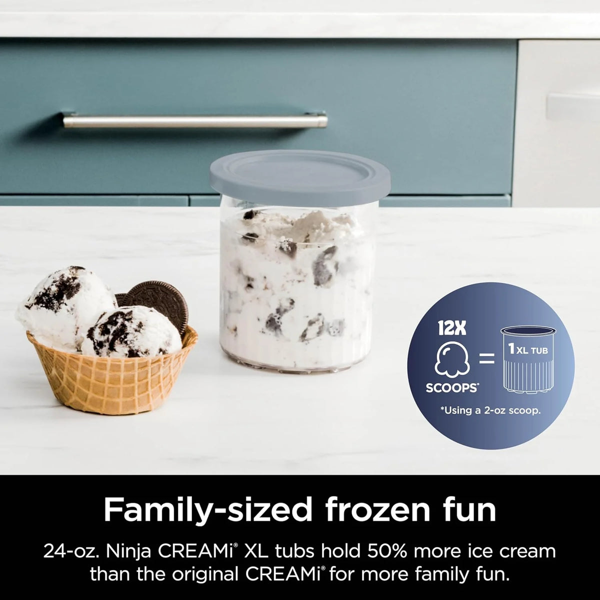 NC301 Ice Cream Maker with 7 One-Touch Programs, 2 Pint Containers and Lids