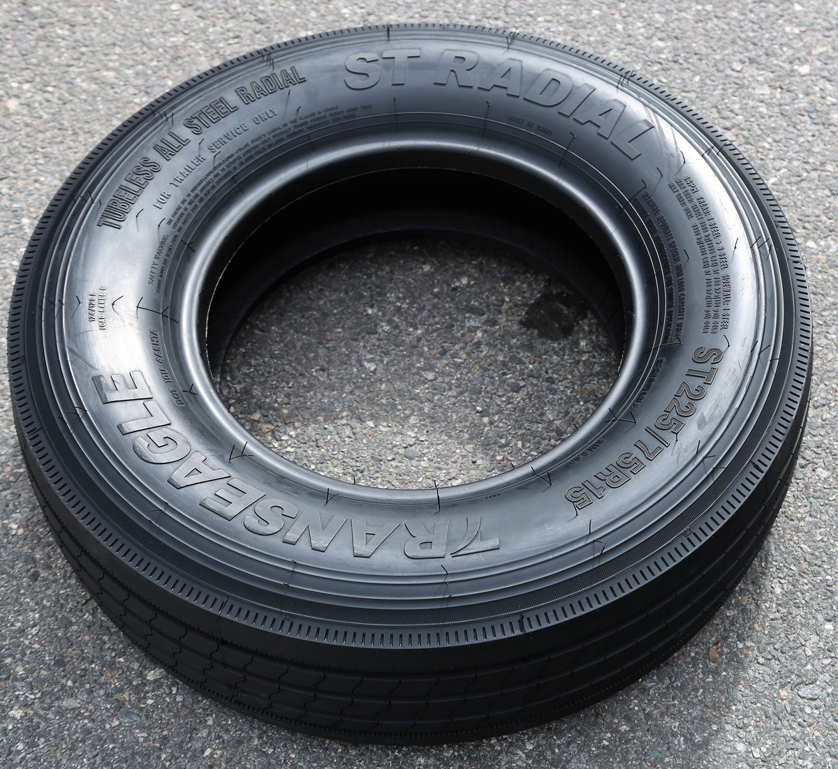 Set of 4 (FOUR) All Steel ST Radial ST 225/75R15 Load G (14 Ply) Trailer Tires