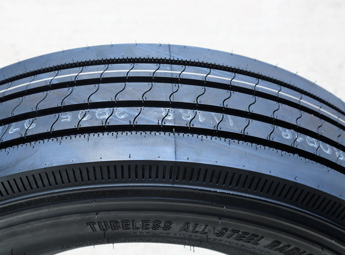 Set of 4 (FOUR) All Steel ST Radial ST 225/75R15 Load G (14 Ply) Trailer Tires