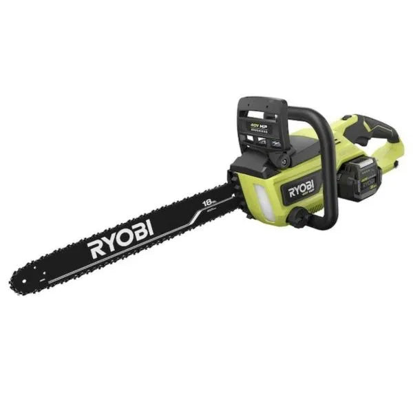 18 40V Cordless Chainsaw Kit with Battery& Charger, Green