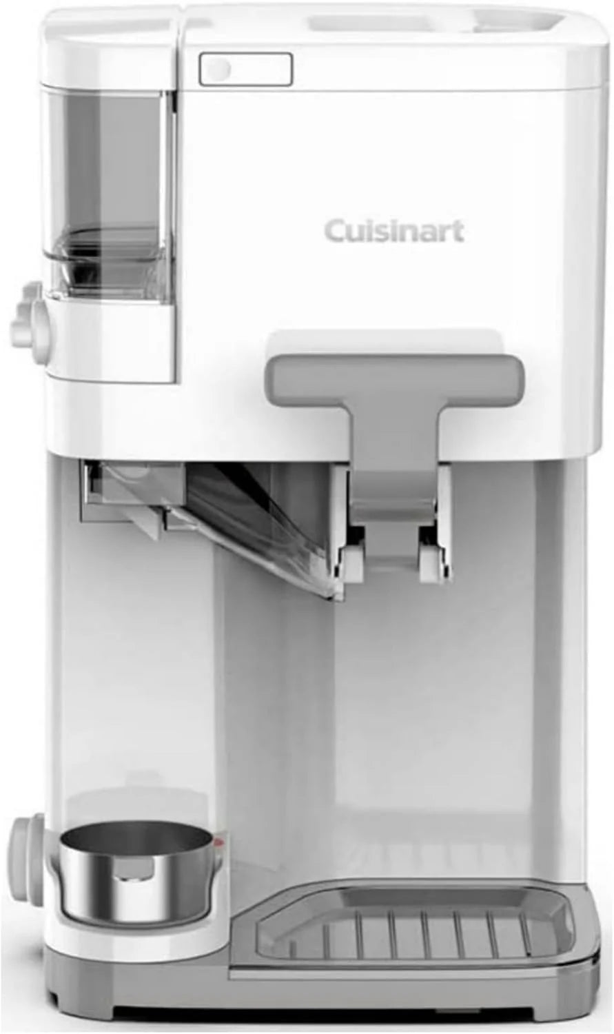 Soft Serve Ice Cream Machine- Mix It In Ice Cream Maker for Frozen Yogurt, Sorbet, Gelato, Drinks 1.5 Quart, White, ICE-48