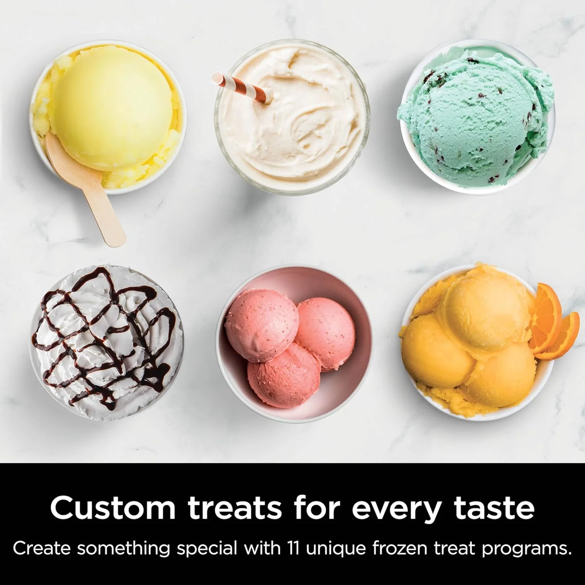 NC301 Ice Cream Maker with 7 One-Touch Programs, 2 Pint Containers and Lids