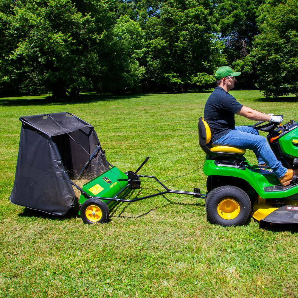 42 Tow-Behind Lawn Sweeper, 24 cu. ft. Capacity, Adjustable Brushes