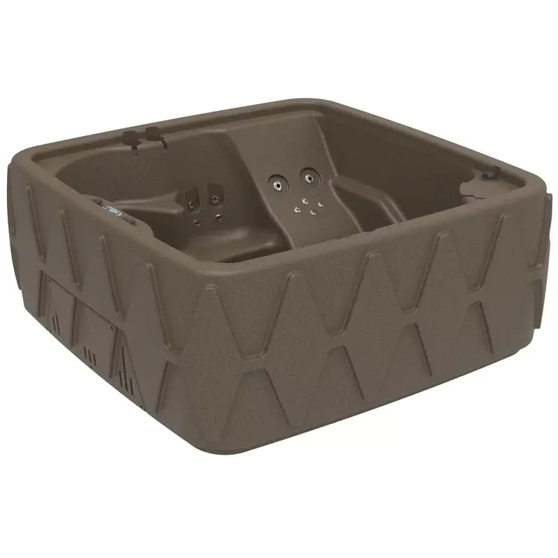 Square Plug And Play Hot Tub with Ozonator