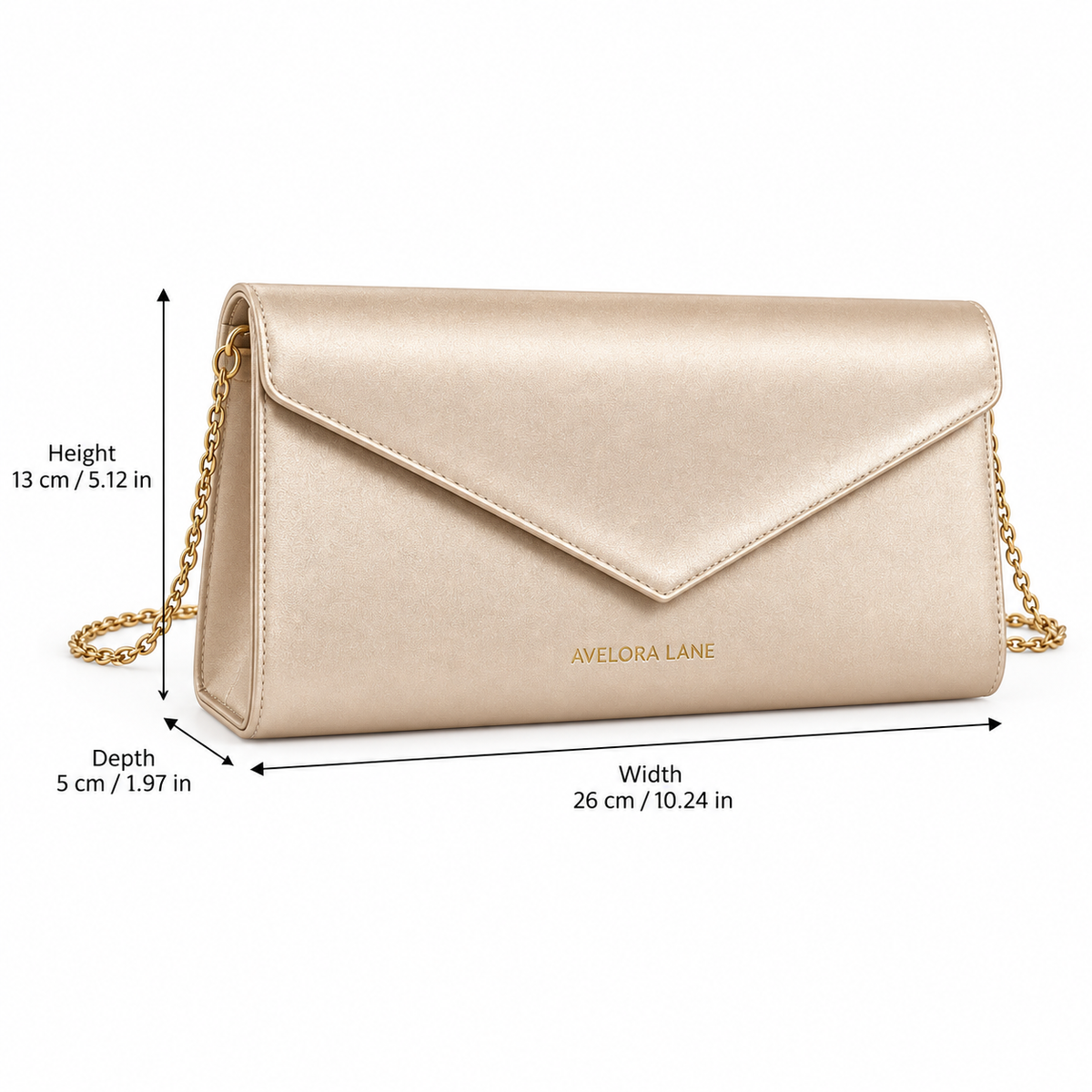 Celeste Envelope Clutch