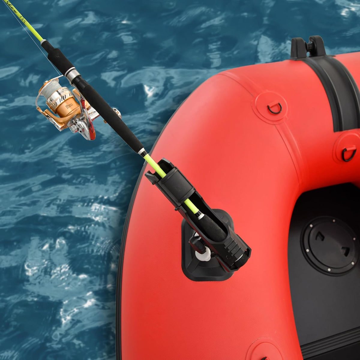 Inflatable Boat| Yacht Dinghy Tender Raft| Multi Person Fishing Boat| Aluminum Floor Oars| Fishing Rod Holders| Heavy-Duty PVC| 2024 Model