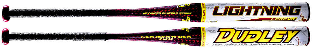 Lightning Legend LLESP12 34/27 Slowpitch Softball Bat, Fusion Composite, 12 Barrel, End-Loaded, SSUSA Approved