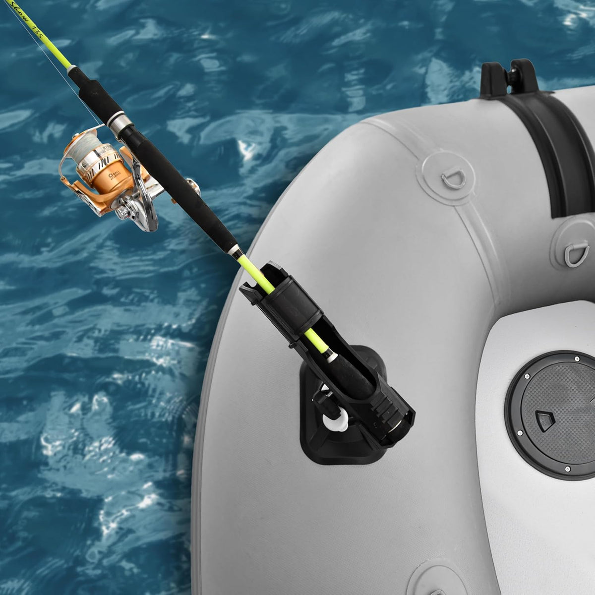 Inflatable Boat| Yacht Dinghy Tender Raft| Multi Person Fishing Boat| Aluminum Floor Oars| Fishing Rod Holders| Heavy-Duty PVC| 2024 Model