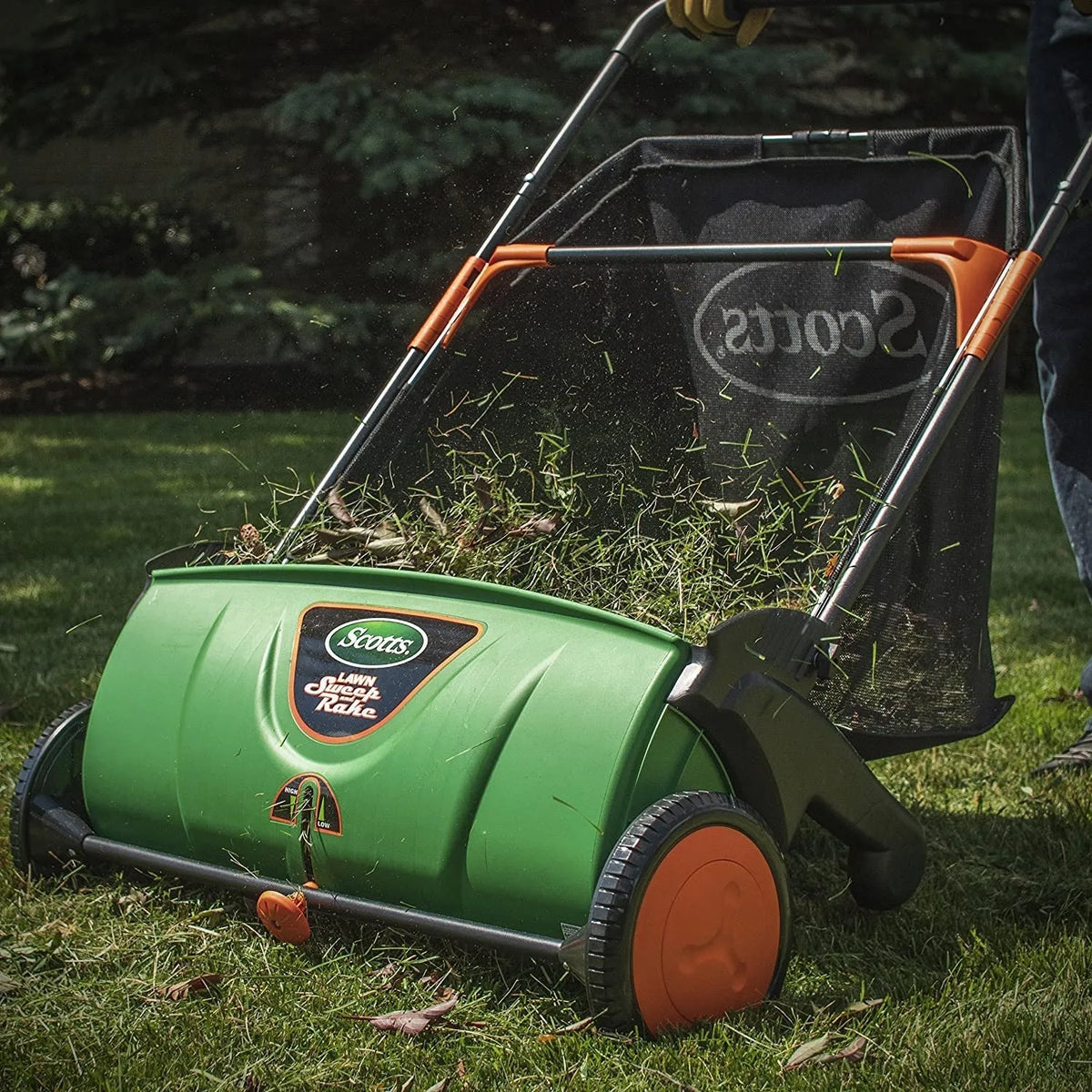 LSW70026S Push Lawn Sweeper, 26-Inch Sweeping Width, 3.6 Bushel Collection Bag