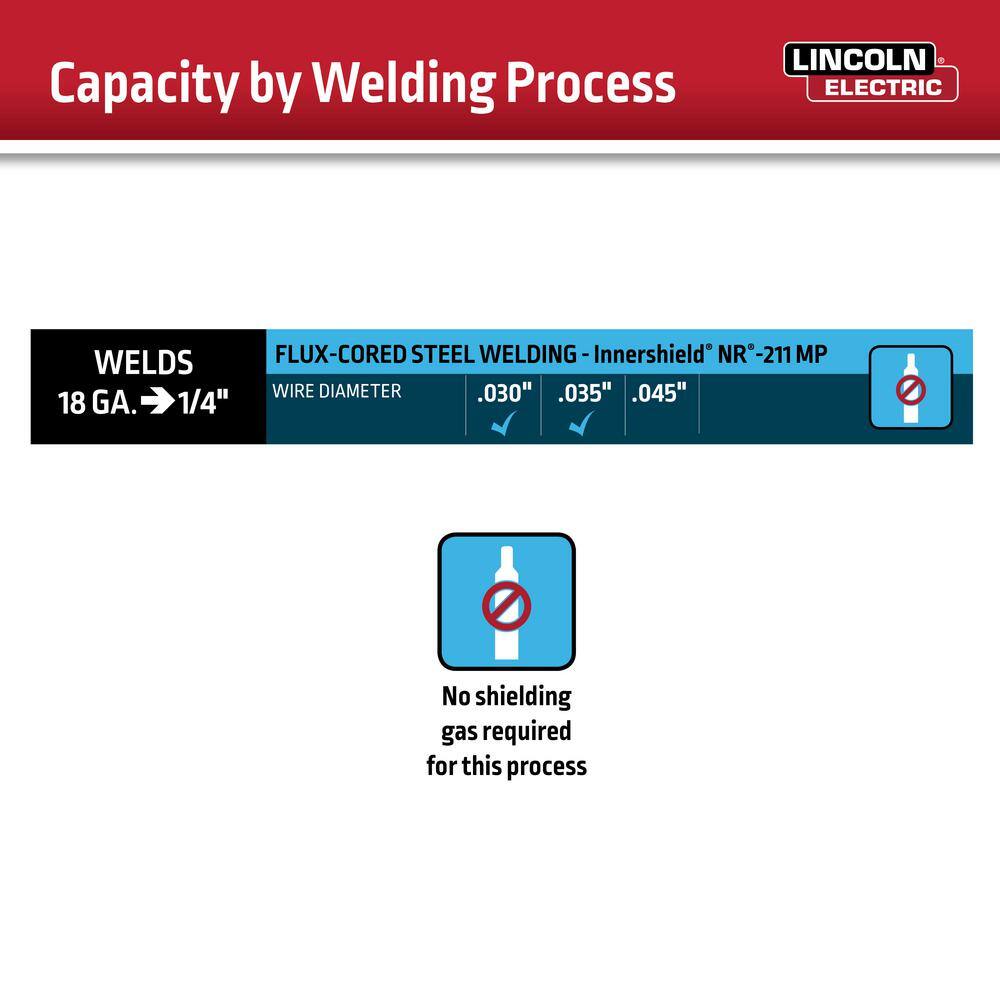 90i FC Flux-Cored Wire Feeder Welder (No Gas) K5255-1 Configuration B