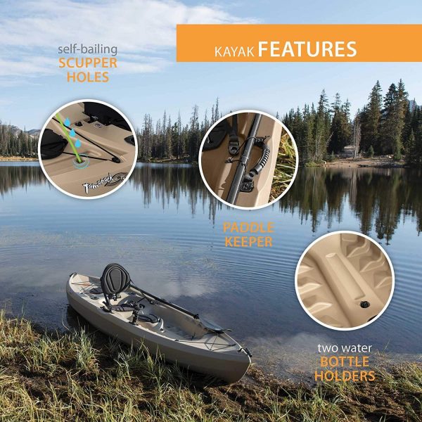 90806 100 Fishing Kayak C 2 Pack (Paddles Included)