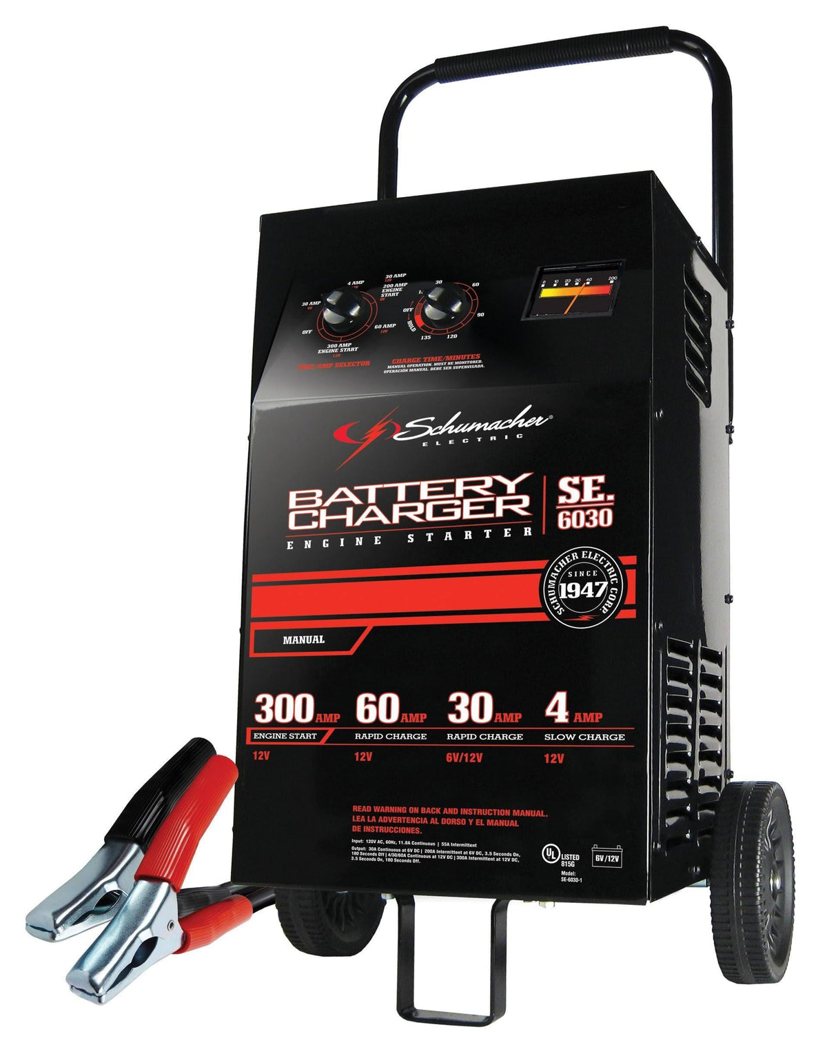 6/12V Manual Starter/Charger — Version B