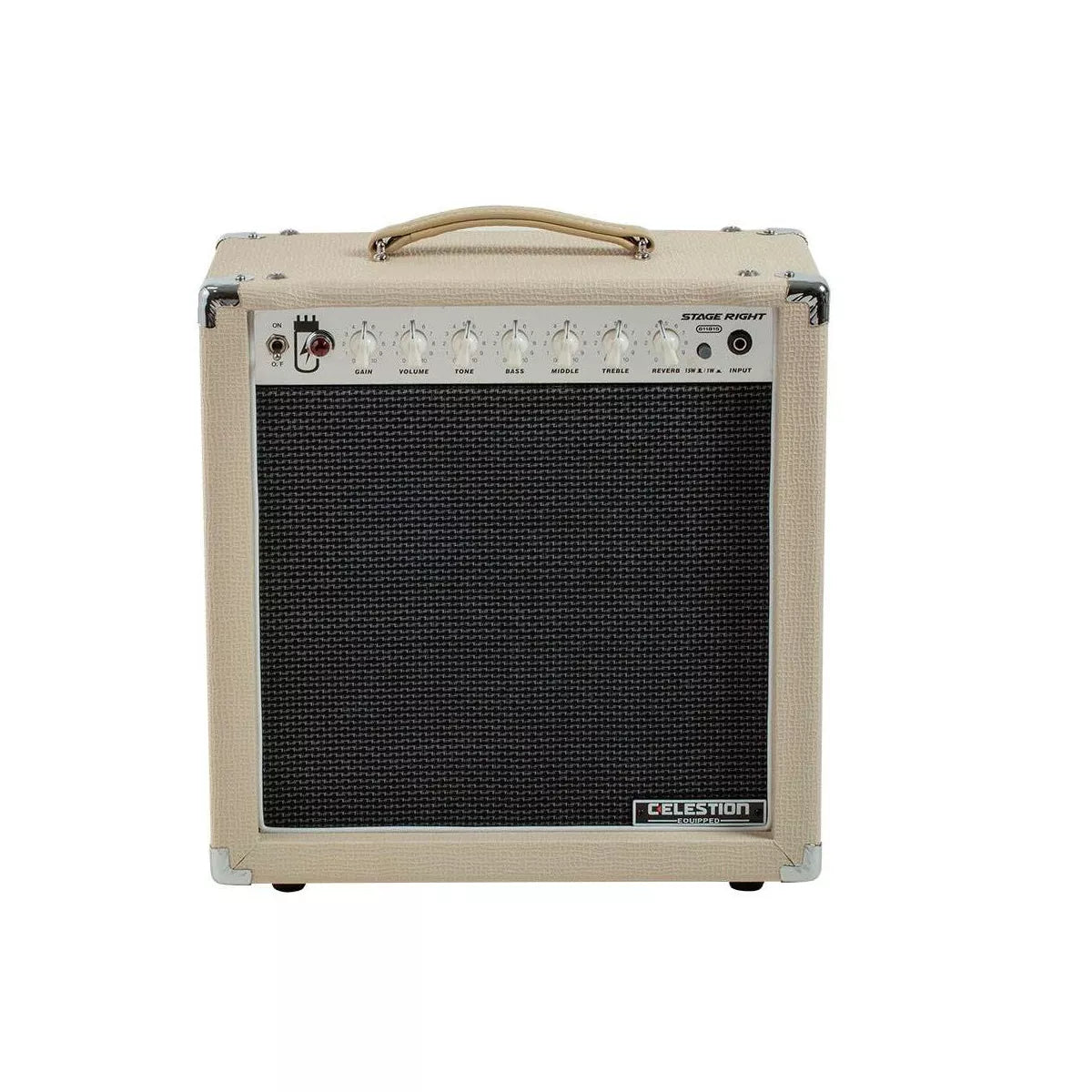 15-Watt 1x12 Guitar Combo Tube Amplifier with Speaker and Spring Reverb