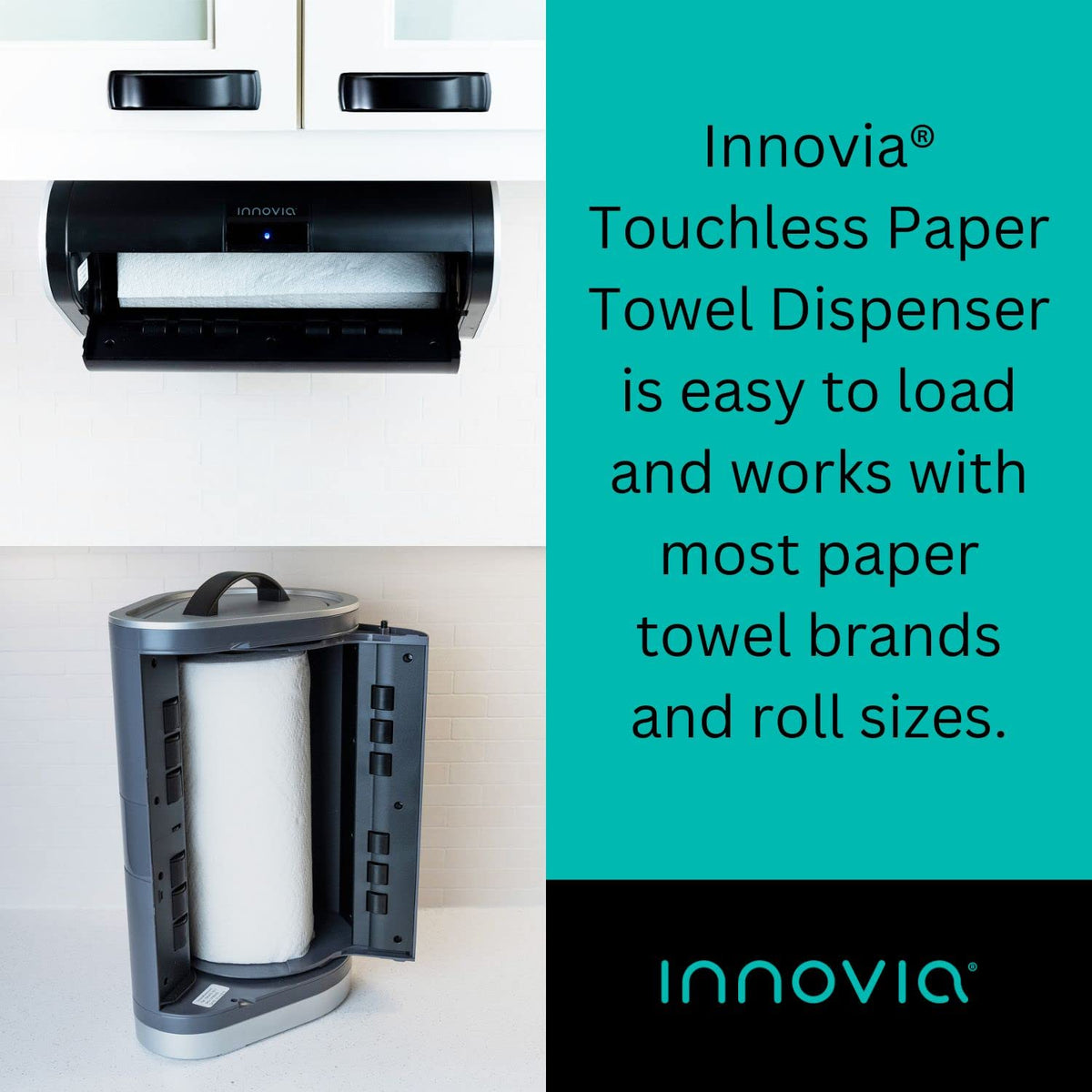 Countertop Touchless Paper Towel Dispenser in White