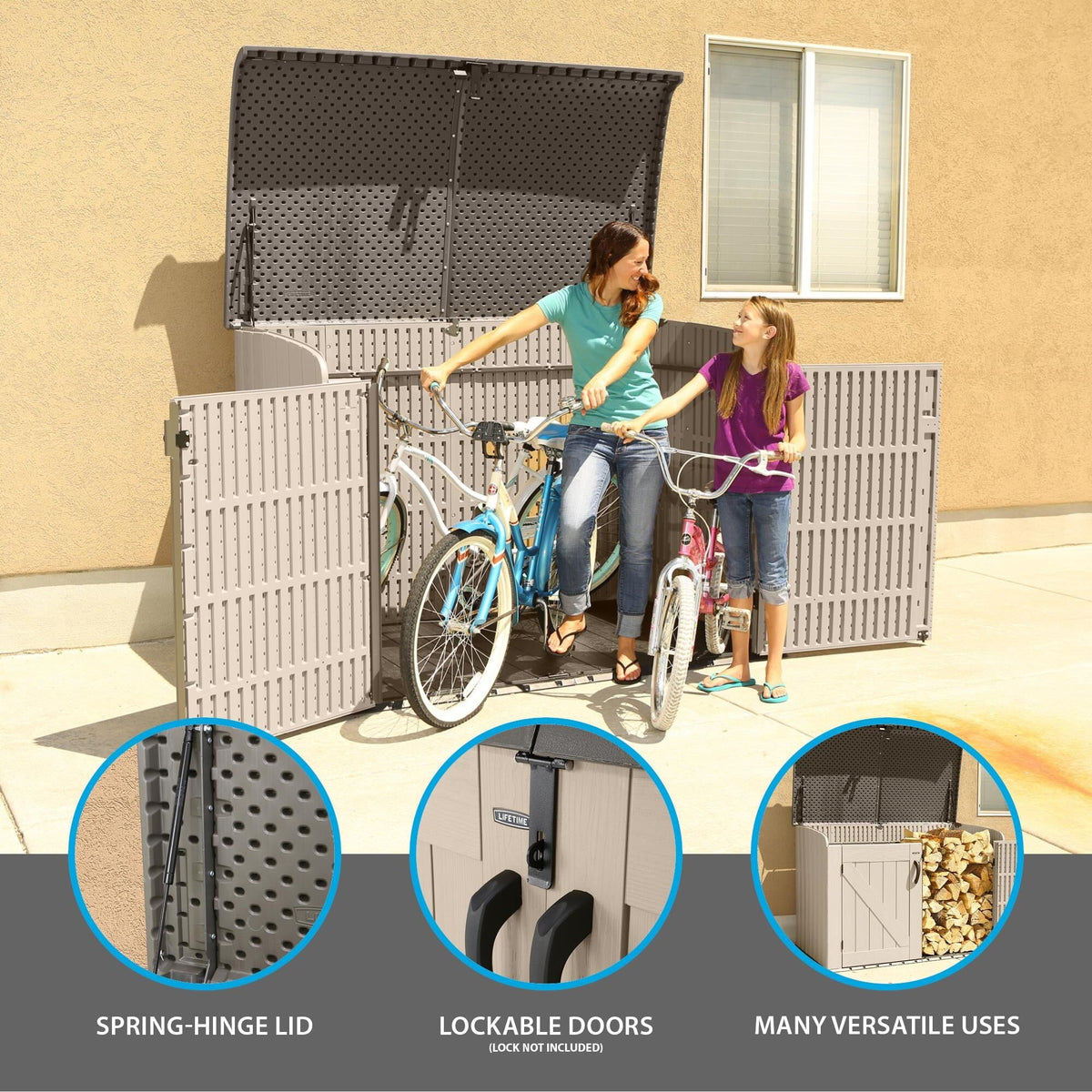 Horizontal Storage Shed (75 cubic feet), 60170