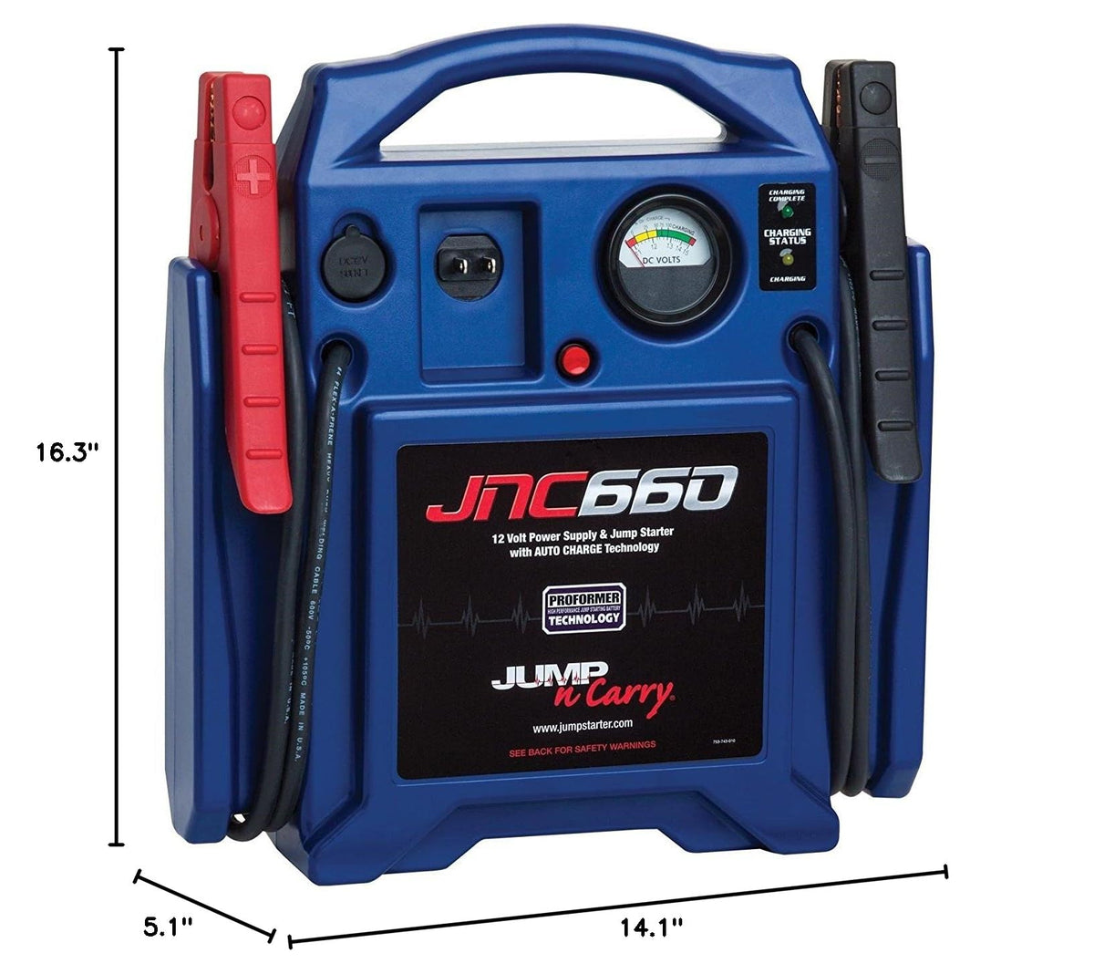 1700 Peak Amp 12-Volt Jump Starter