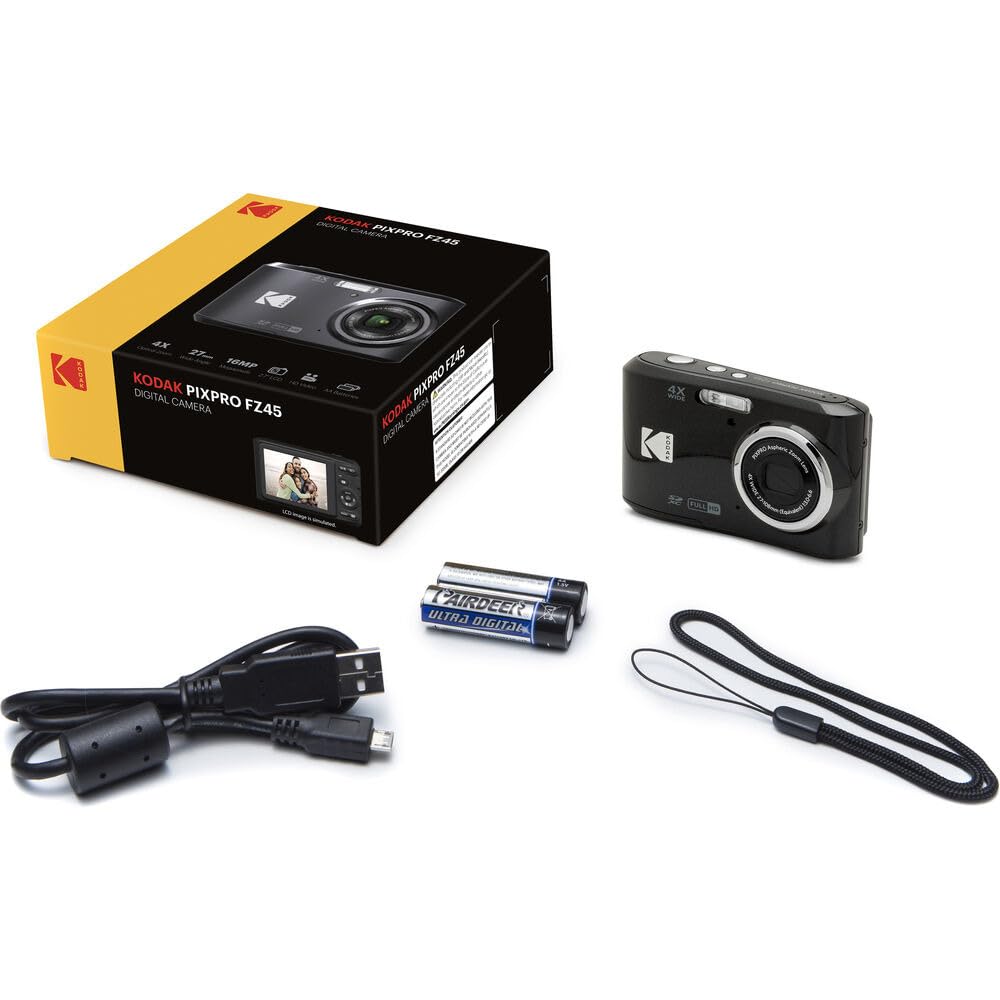 Digital Camera (Black) Bundle with 32GB Memory Card