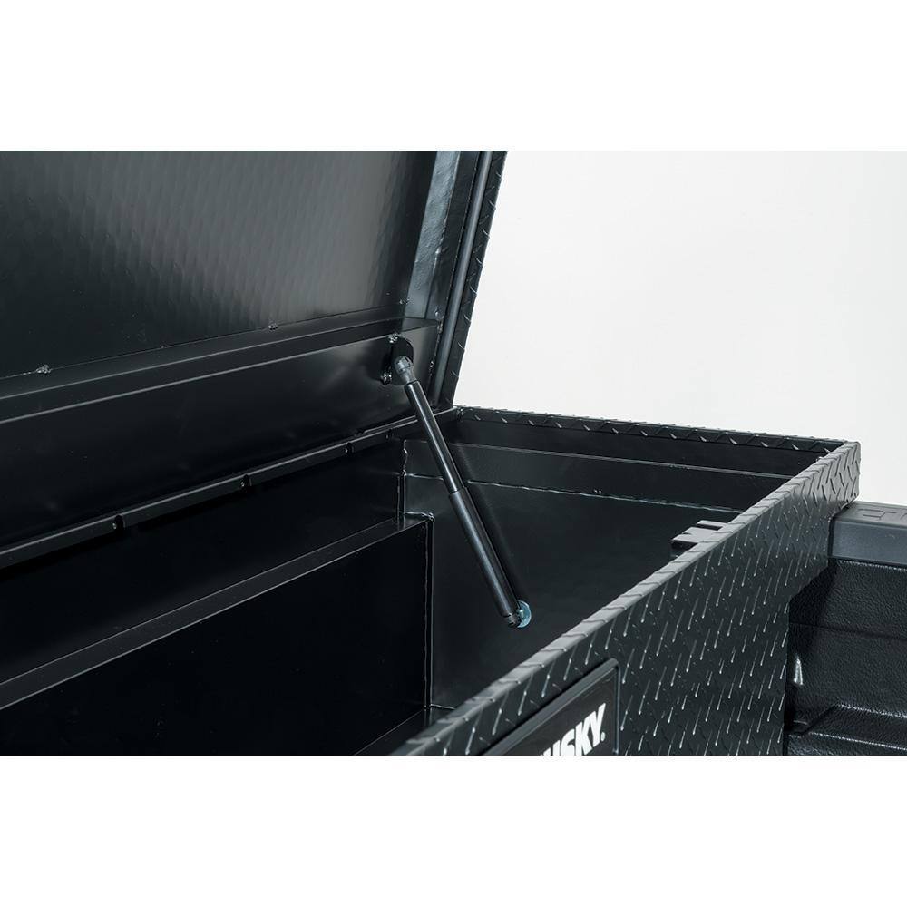 61.86 Matte Black Aluminum Low Profile Truck Box for Mid-Size Trucks