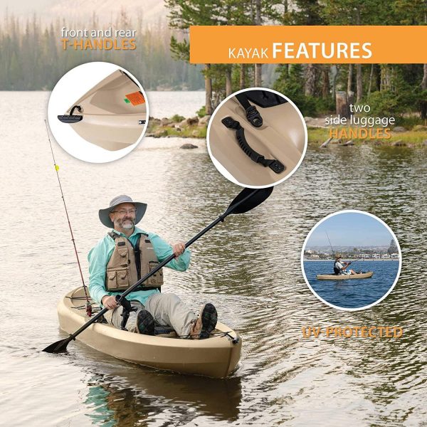 90806 100 Fishing Kayak C 2 Pack (Paddles Included)