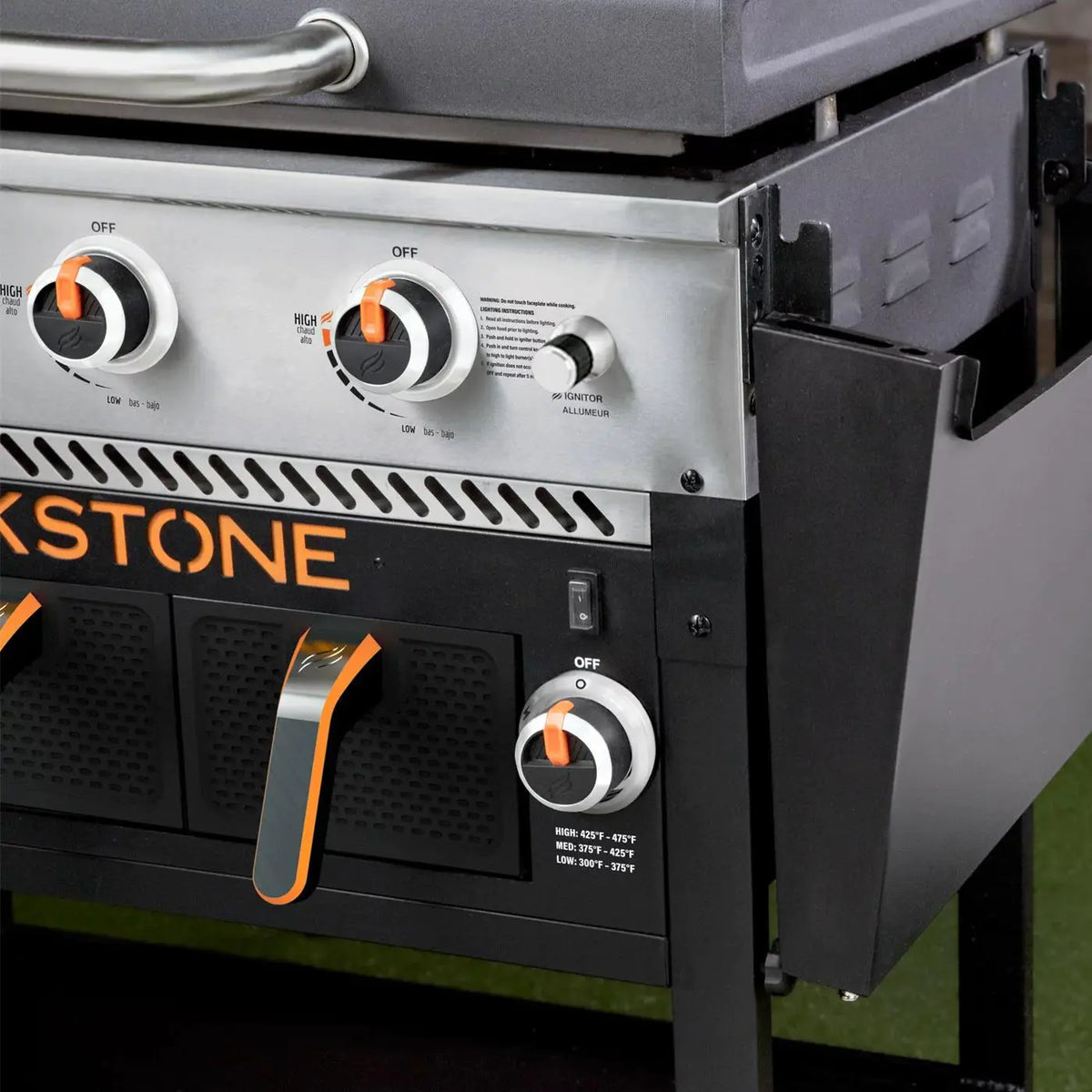 Clearance Sale 2-Burner 28" Griddle with Electric Air Fryer and Hood