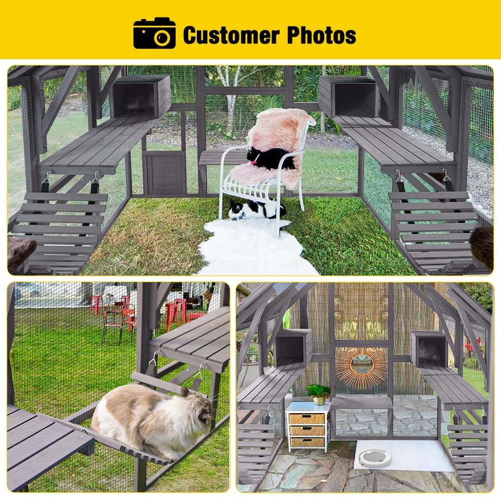 Outdoor Cat Run: Large Cat Enclosure