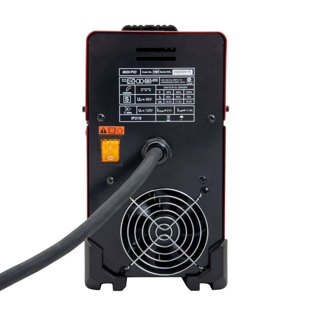 90i FC Flux-Cored Wire Feeder Welder (No Gas) K5255-1 Configuration B