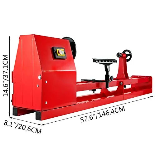 Wood Lathe 14" x 40", Benchtop Wood Lathe with 3 Chisels