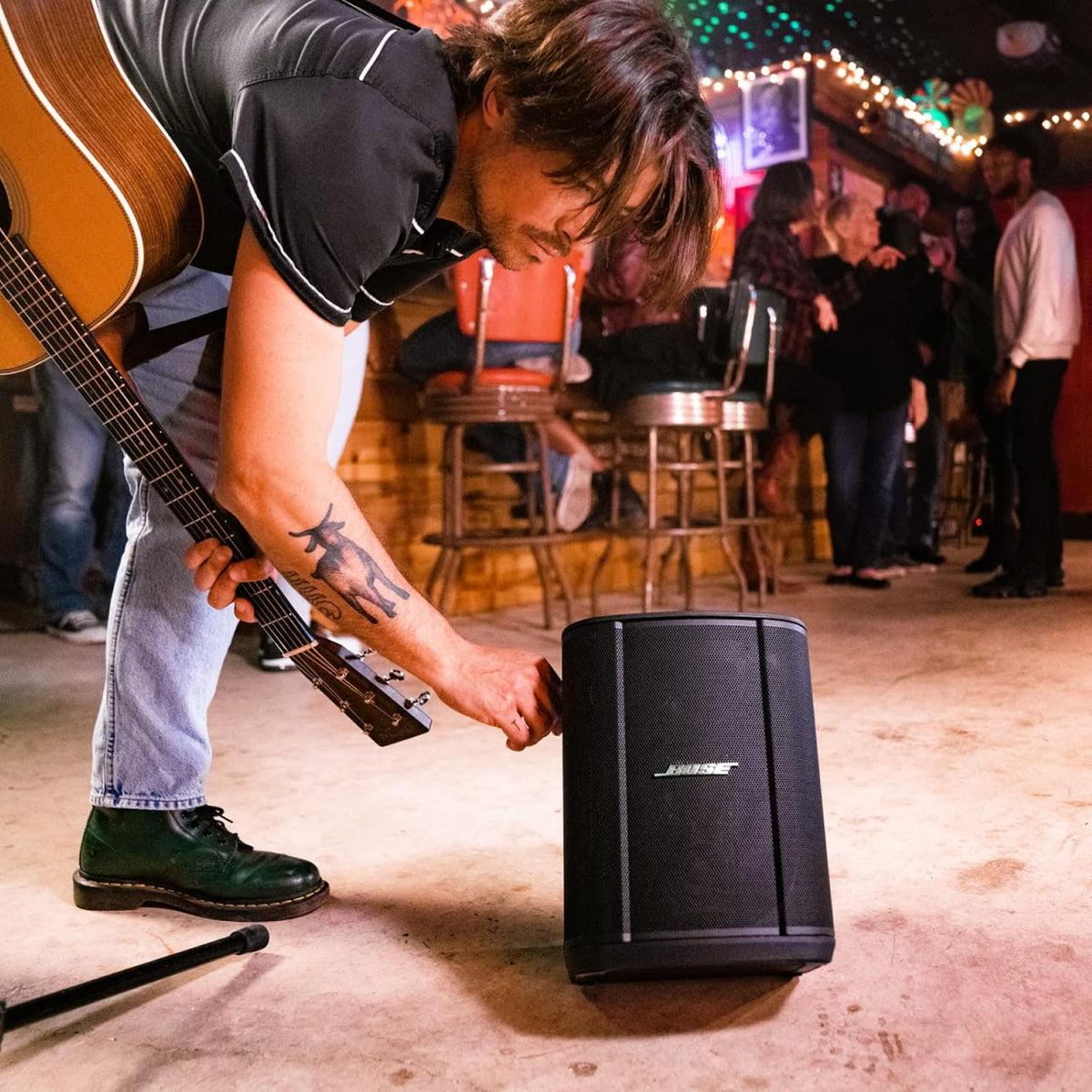Portable Bluetooth PA Speaker Black