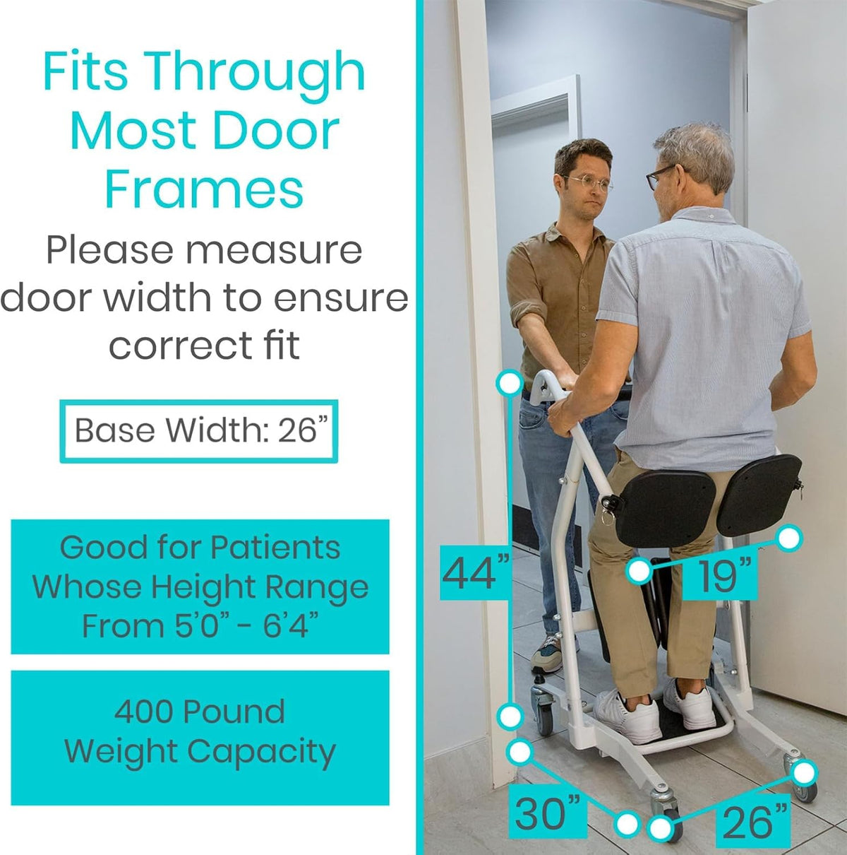 Sit-to-Stand Patient Lift and Transfer Aid