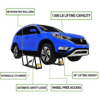 7000TL Portable Car Lift for Trucks& SUVs, 7000 lbs Capacity